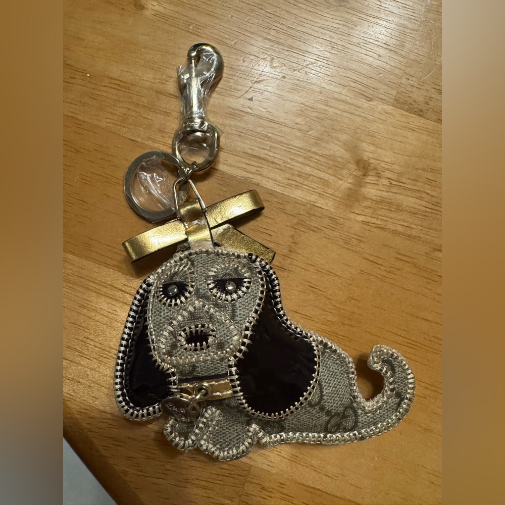 Gucci Dog Key Charm